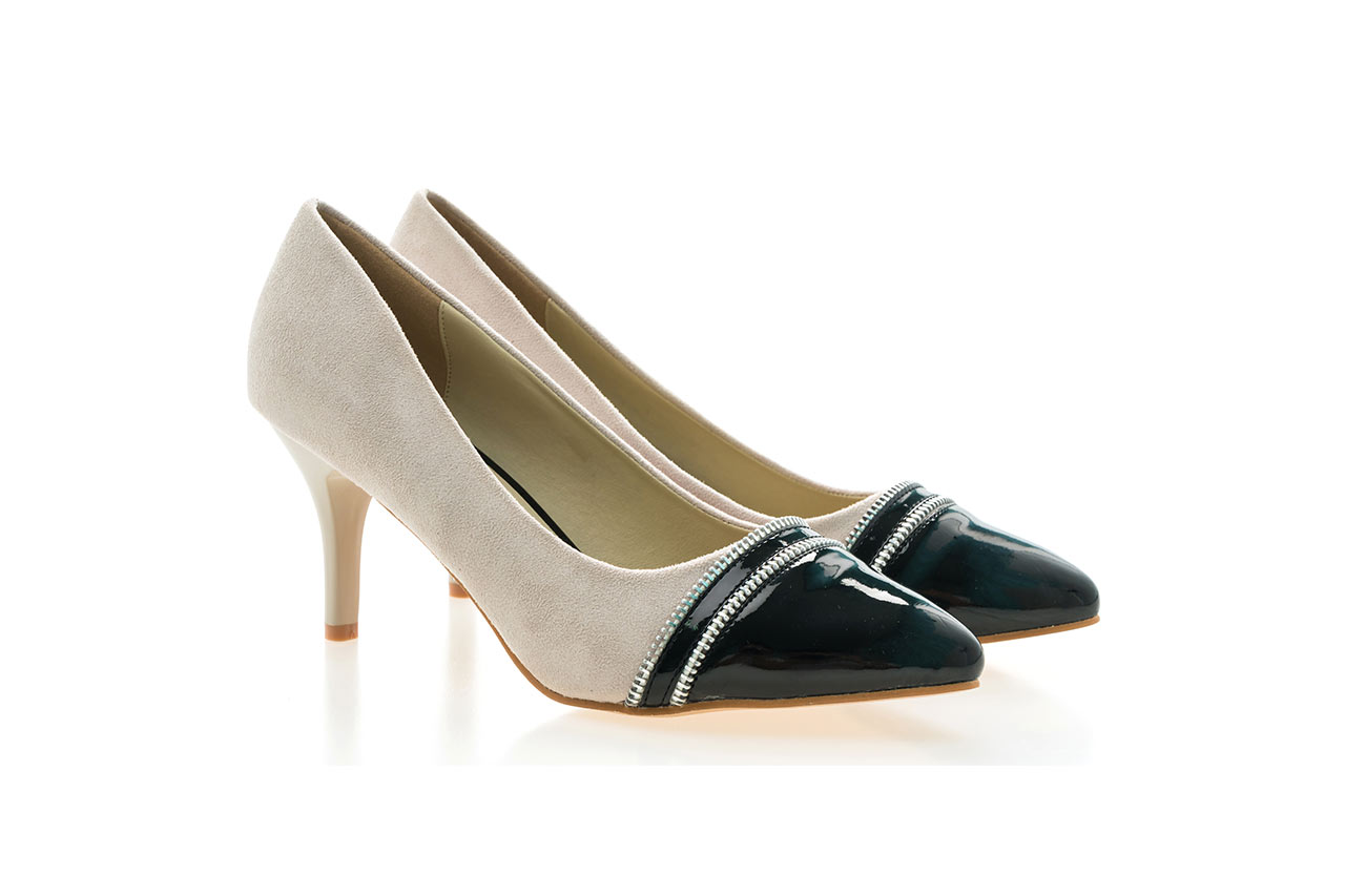 High heel shoes