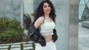 Nadia, three rolls and one usable smile