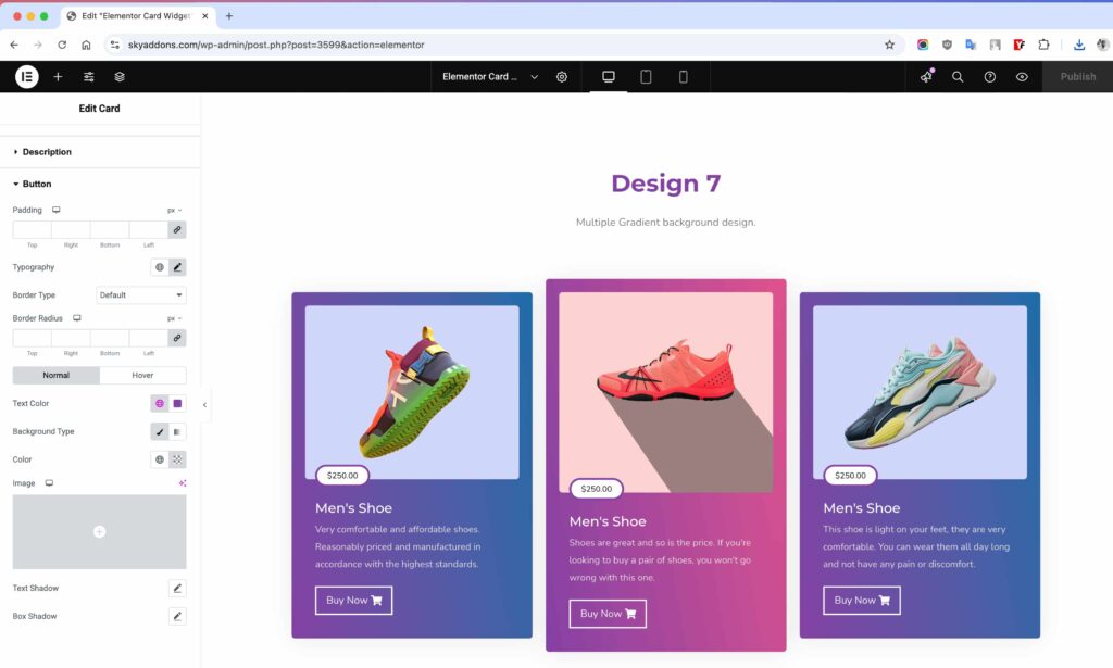 Card Widget for Elementor