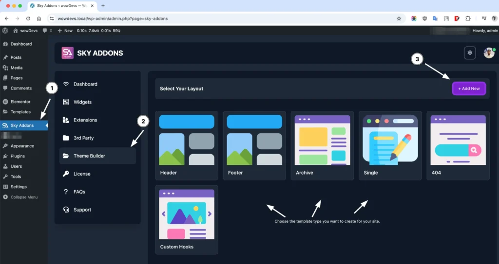 Theme Builder for Elementor WordPress