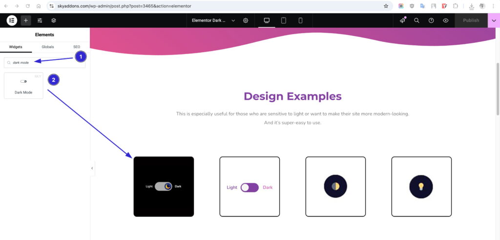 Dark Mode for WordPress