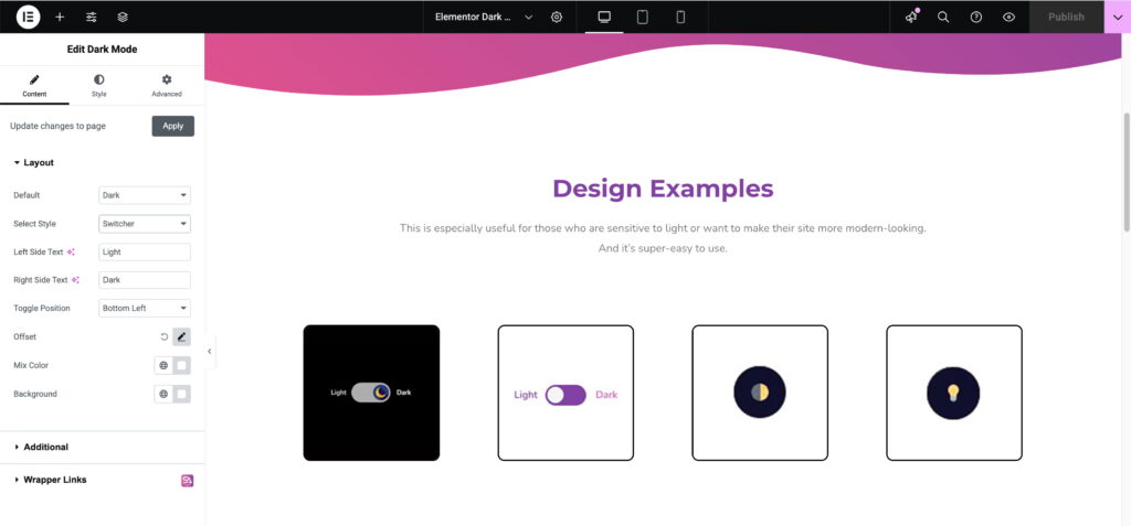 Dark Mode for WordPress