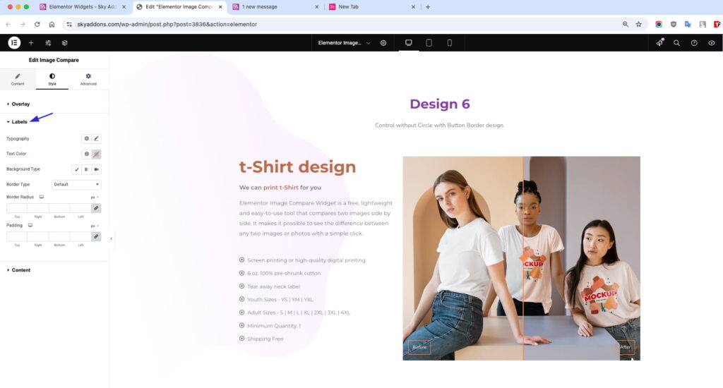 Image Compare WordPress