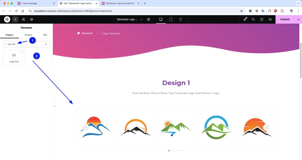 Logo Carousel for Elementor WordPress
