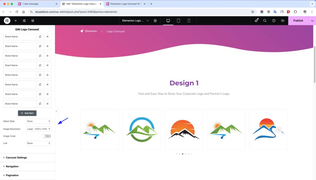 Logo Carousel for Elementor WordPress