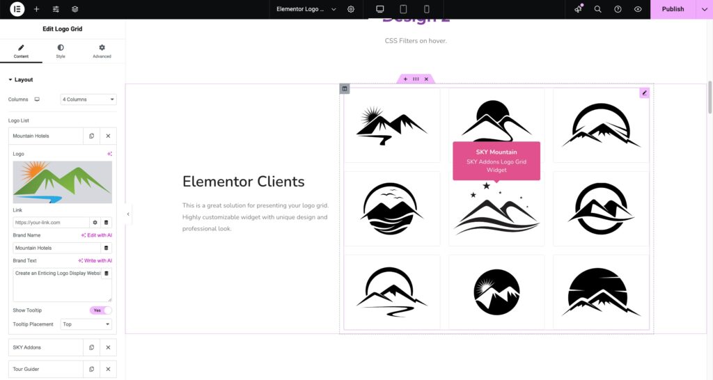 Logo Grid for Elementor WordPress