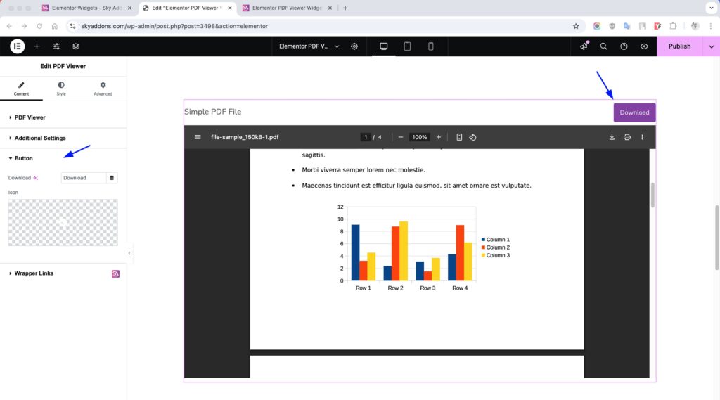 PDF Viewer for Elementor WordPress