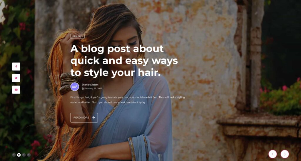 Stellar Blog Slider for Elementor WordPress