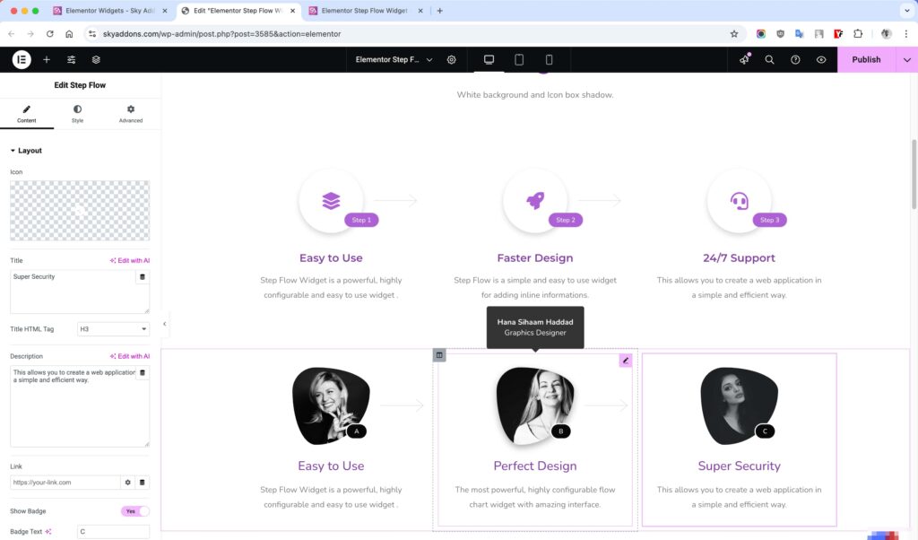 Step Flow for Elementor WordPress