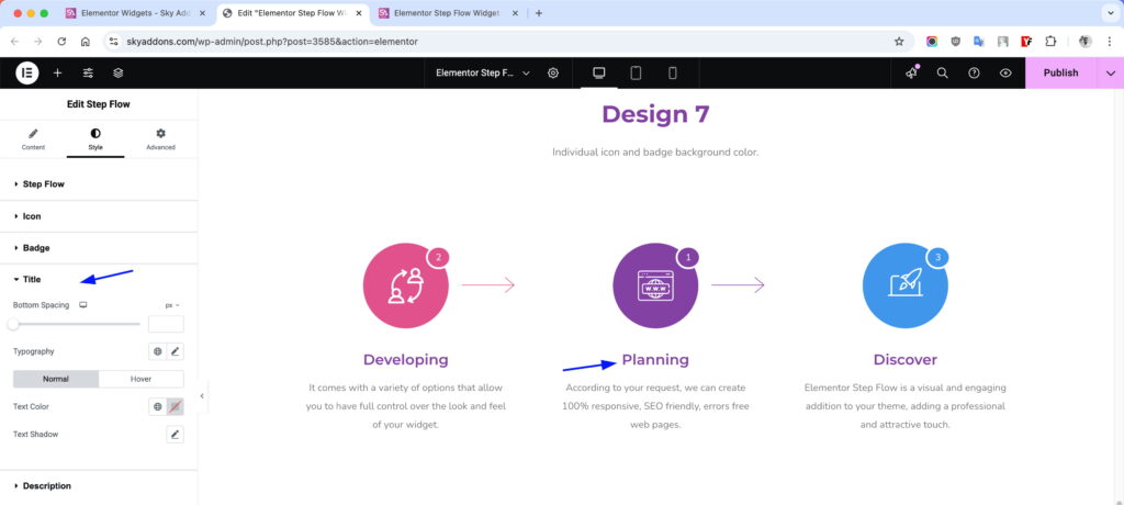 Step Flow for Elementor WordPress