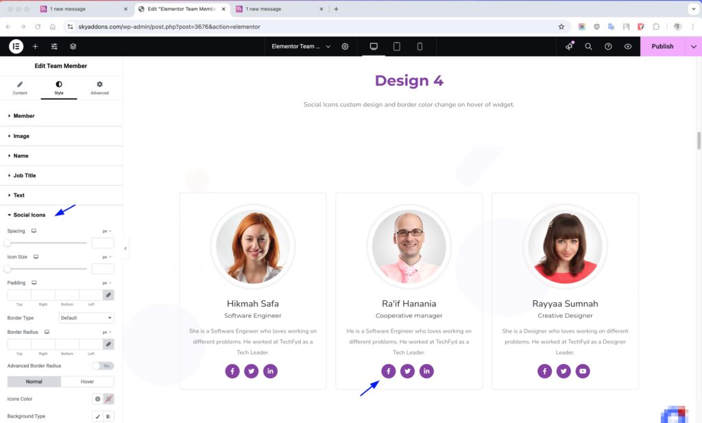 Team Member for Elementor WordPress