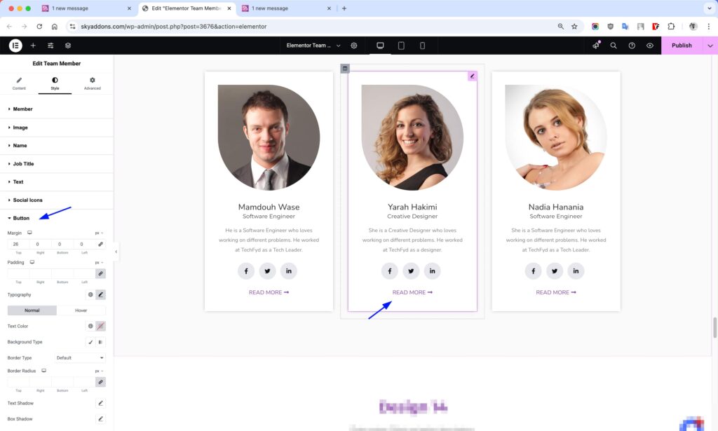 Team Member for Elementor WordPress