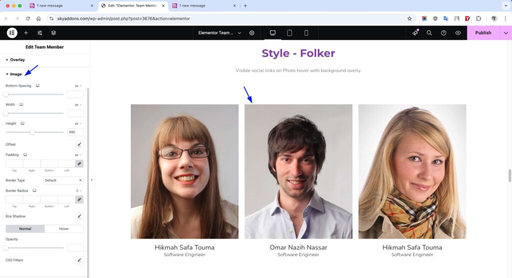 Team Member for Elementor WordPress