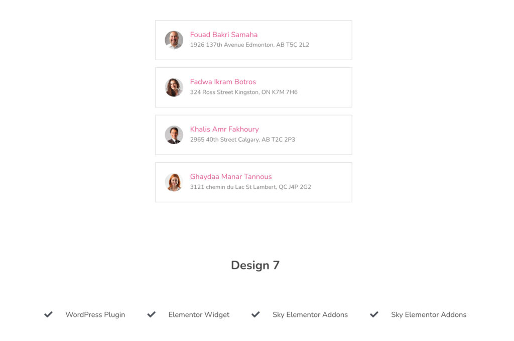 Tidy List for Elementor WordPress