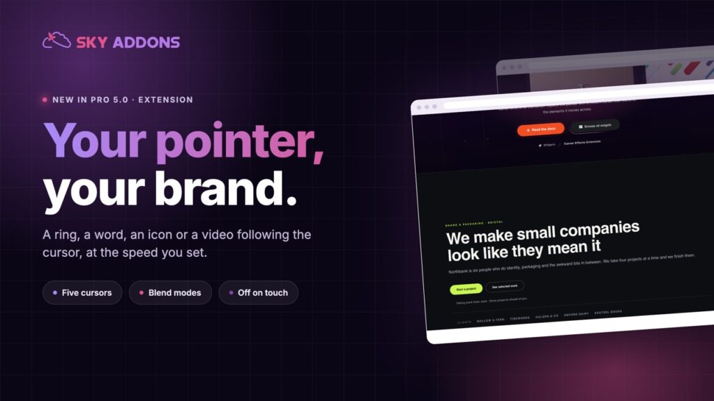 Elementor Cursor Effects: The Detail That Makes a Site Feel Built