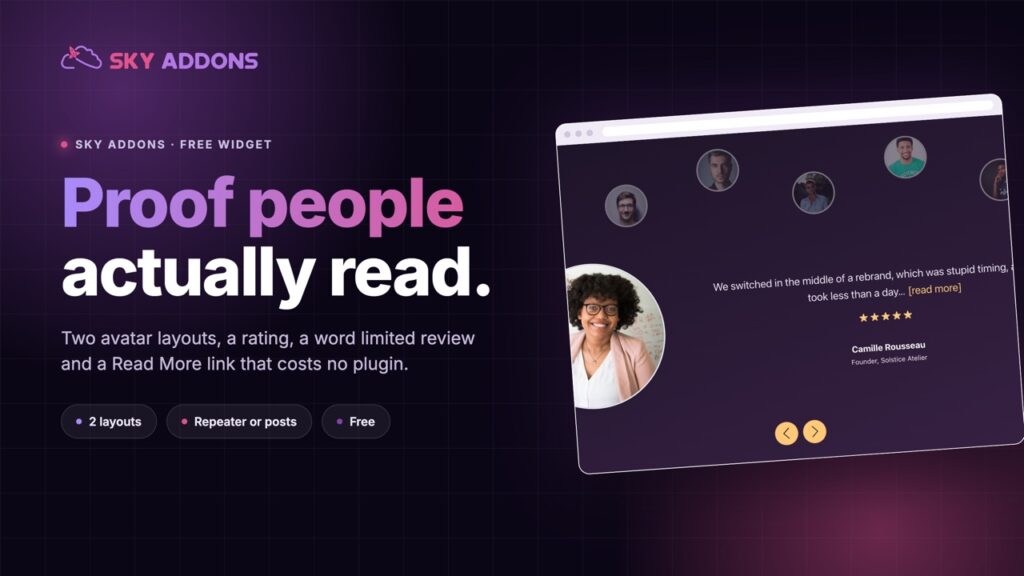 Fancy Testimonial: 2 Proven Layouts That Make Reviews Read