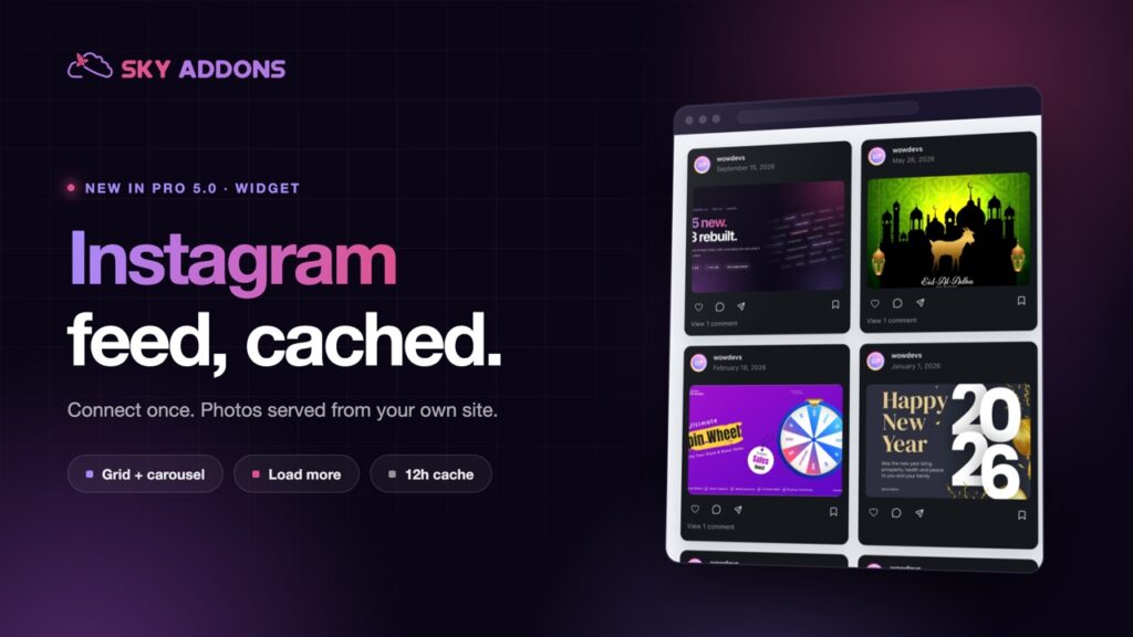 Elementor Instagram Feed: Social Proof That Updates Without You