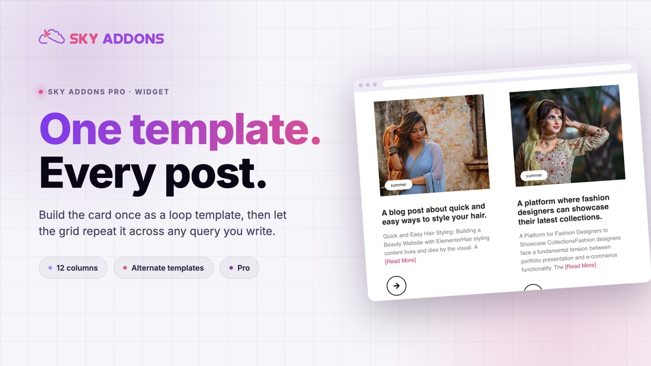 Loop Grid for Elementor by Sky Addons