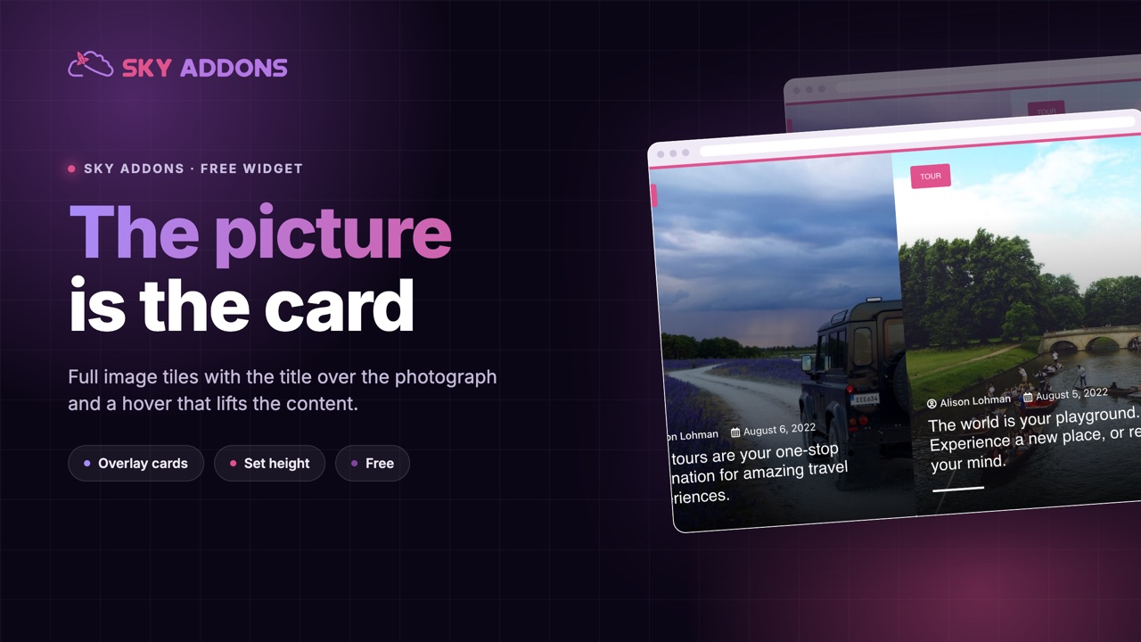 Luster Carousel for Elementor by Sky Addons