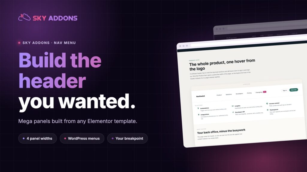 Elementor Nav Menu: Build the Header Your Theme Would Not Let You