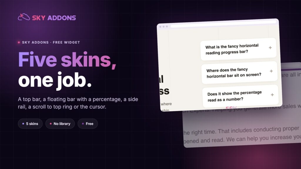 Reading Progress: 5 Smart Skins That Keep Readers Scrolling