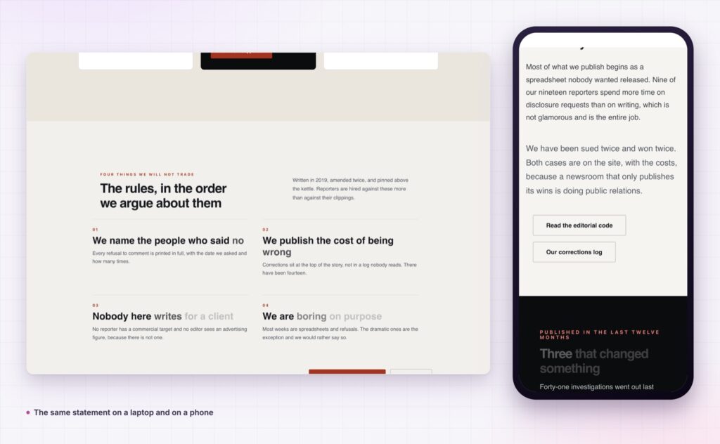 Elementor scroll fill on desktop and on a phone