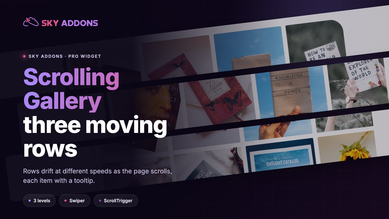 Scrolling Gallery for Elementor by Sky Addons