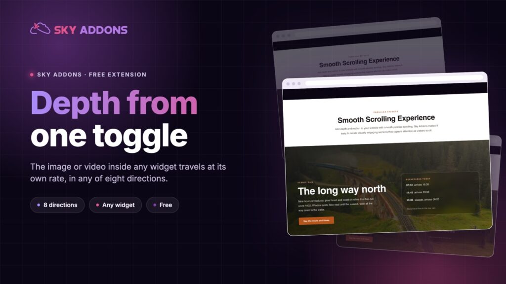 Simple Parallax: Give Any Elementor Image Depth Without a Heavy Script