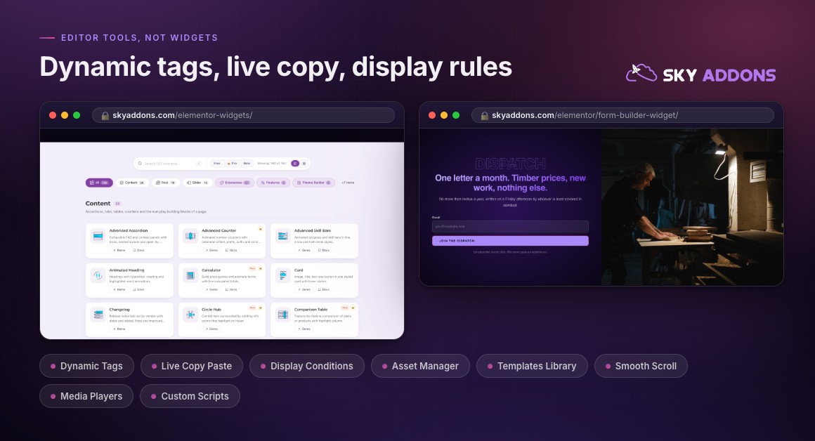 Sky Addons - Elementor Addons, Animation Builder & Theme Builder WordPress Plugin