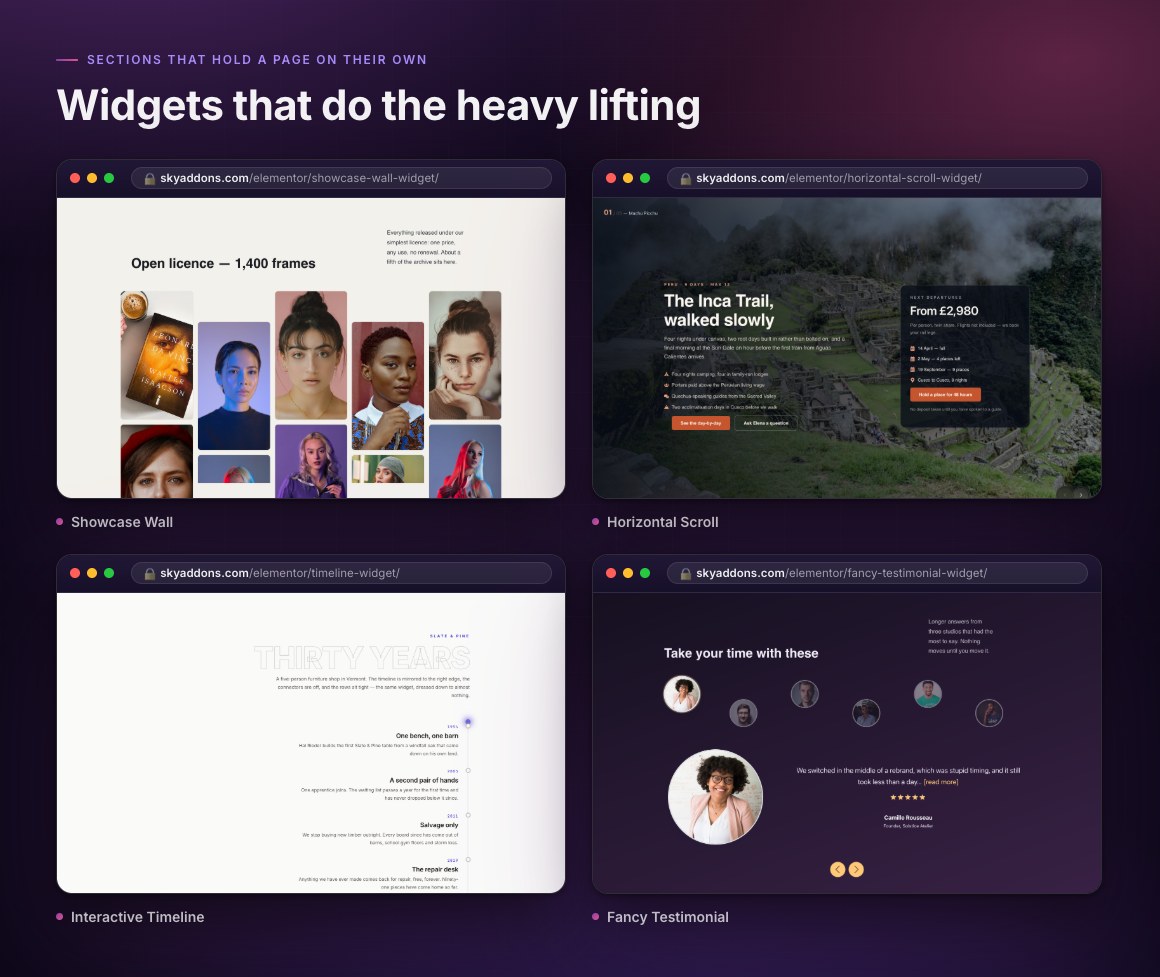Sky Addons - Elementor Addons, Animation Builder & Theme Builder WordPress Plugin